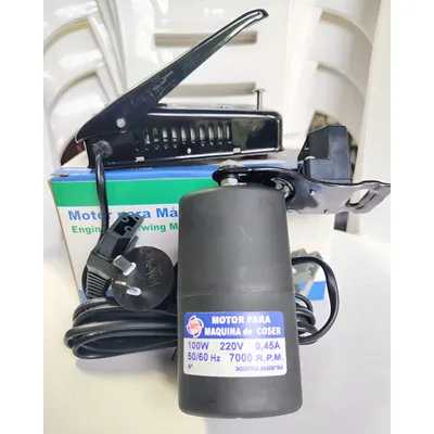 Motor Y Pedal Para Máquina De Coser Familiar  Dapet