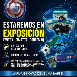 Emitex, Simatex y Confemaq Dapet Expo 2026