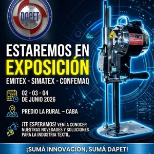 Emitex, Simatex y Confemaq Dapet Expo 2026