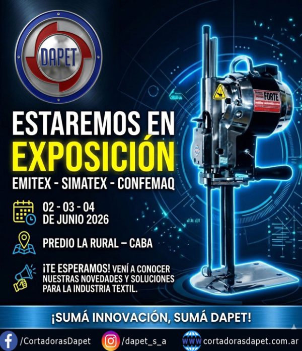 confemaq2026 Emitex, Simatex y Confemaq Dapet Expo 2026