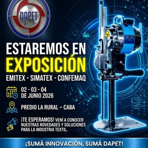 Emitex, Simatex y Confemaq Dapet Expo 2026