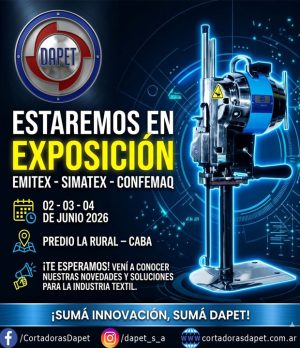 Emitex, Simatex y Confemaq Dapet Expo 2026