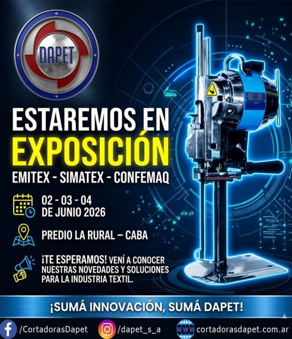 emitex2026 Emitex, Simatex y Confemaq Dapet Expo 2026