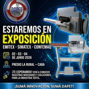 Emitex, Simatex y Confemaq Dapet Expo 2026