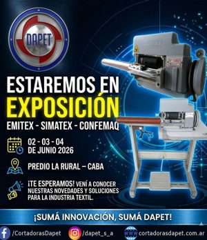 Emitex, Simatex y Confemaq Dapet Expo 2026